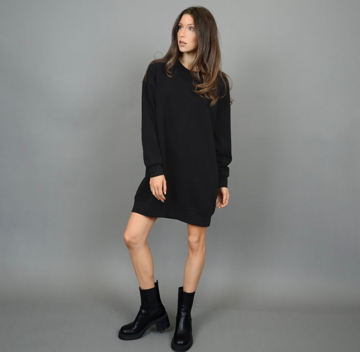RD Style Lucis Scuba Long Sleeve Top - Black
