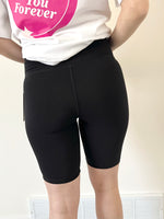 Load image into Gallery viewer, RD Style Knit Biker Shorts - Black
