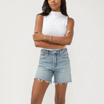 Load image into Gallery viewer, Silver Jeans Highly Desirable Long Short - Medium Indigo
