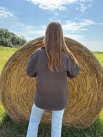 Load image into Gallery viewer, Sage the Label Nordic Nights Barn Jacket - Charcoal Taupe
