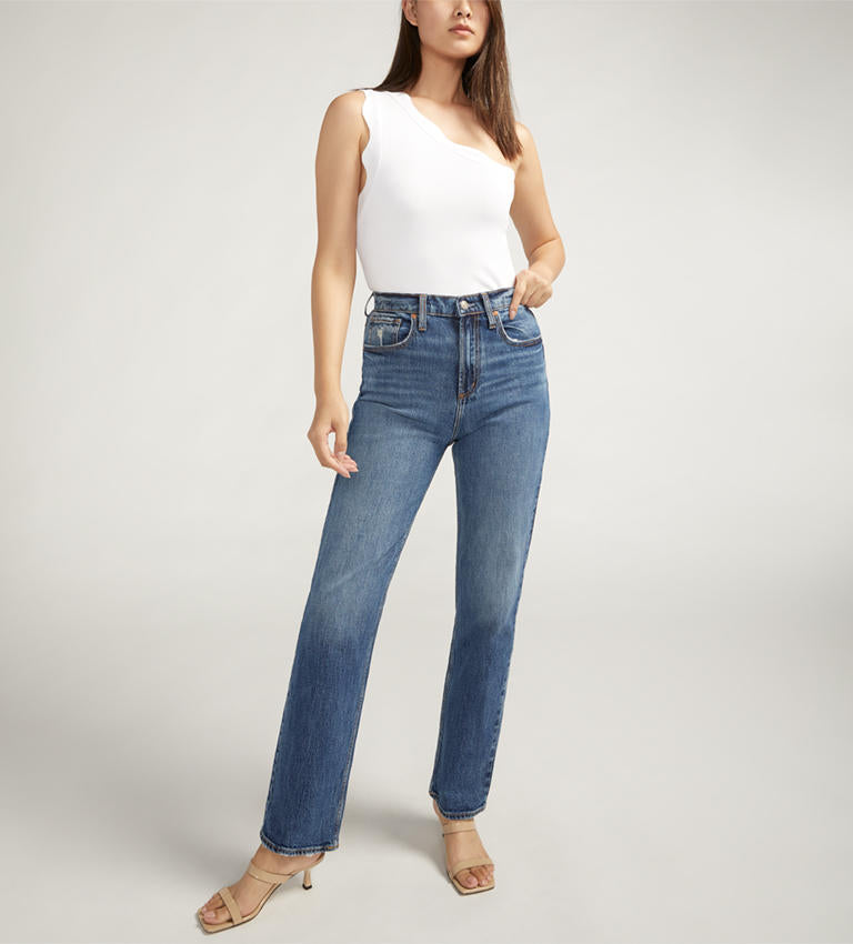Silver Jeans Highly Desirable Straight - Dark Indigo