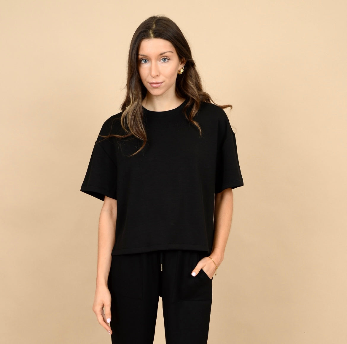 RD Style Tess Scuba Tee - Black