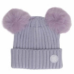 Load image into Gallery viewer, Calikids Double Pom Knit Baby Hat
