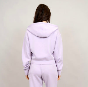 RD Style Mailyn Soft Knit Hoodie - Lavender