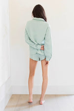 Load image into Gallery viewer, Priv Rhea Top and Short Set - Sage

