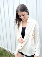 Load image into Gallery viewer, Brunette the Label Bianca Silk Shirt - Almond Milk
