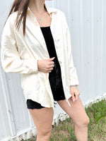Load image into Gallery viewer, Brunette the Label Bianca Silk Shirt - Almond Milk
