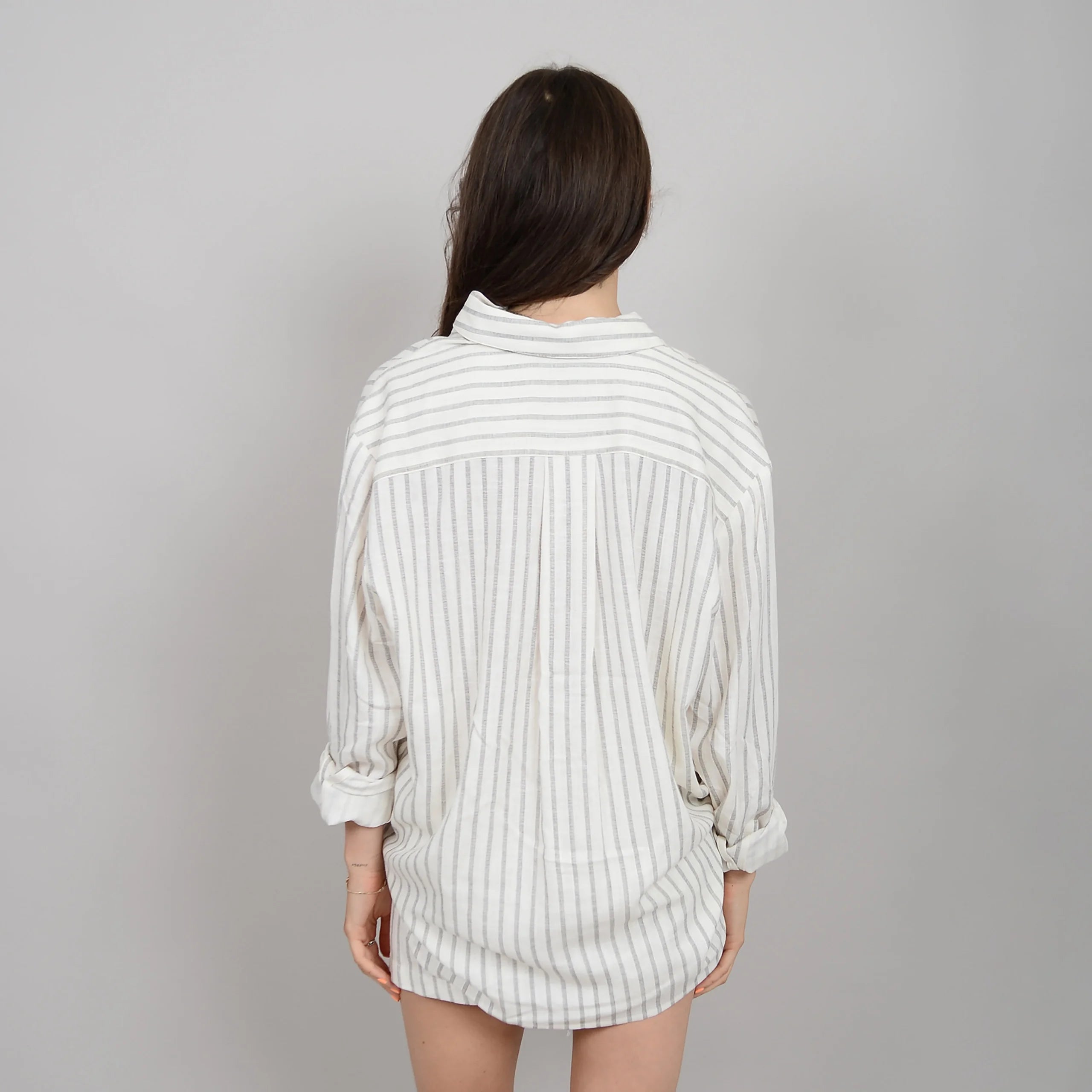 RD Style Shaya Linen Top - Cream