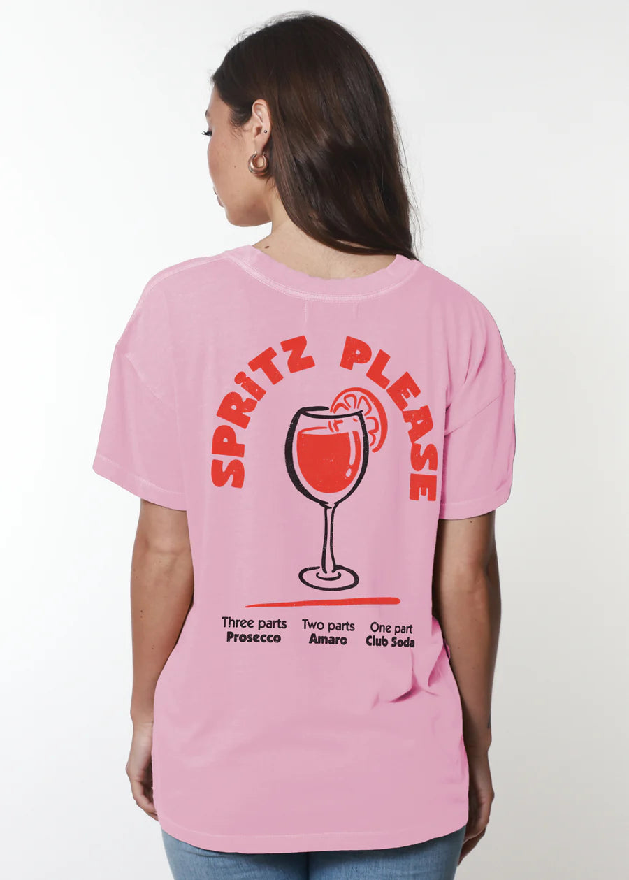 Girl Dangerous Spritz Please Everyday Tee - Pink