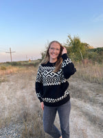 Load image into Gallery viewer, Brunette the Label Fair Isle Sweater
