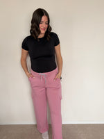 Load image into Gallery viewer, RD Style Stacia Scuba Soft Knit Cargo Pant
