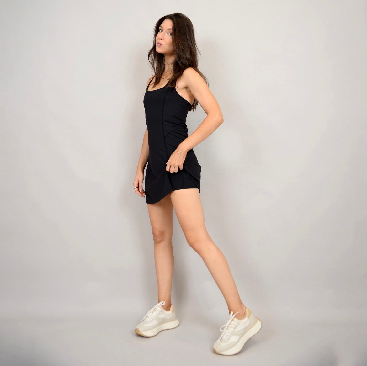 RD Style Fila Mini Athletic Dress - Black