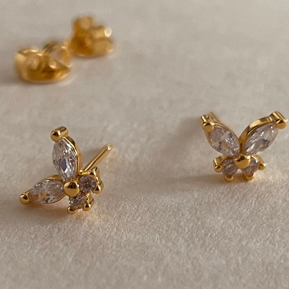 Namaste Jewelry Mini Butterfly Studs