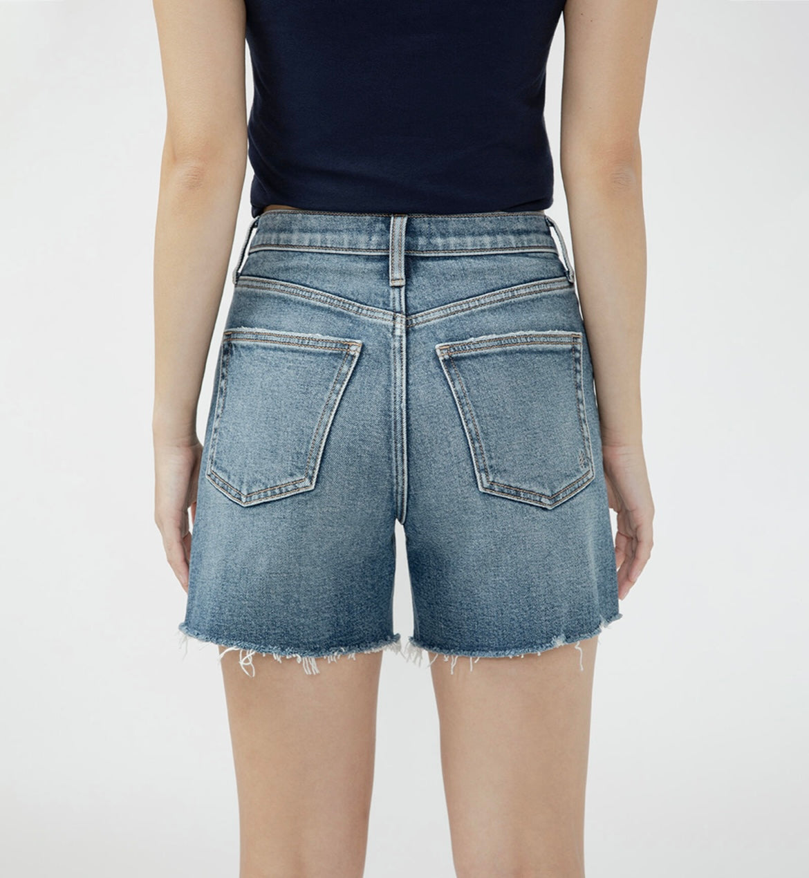 Silver Jeans Highly Desirable Long Short - Indigo