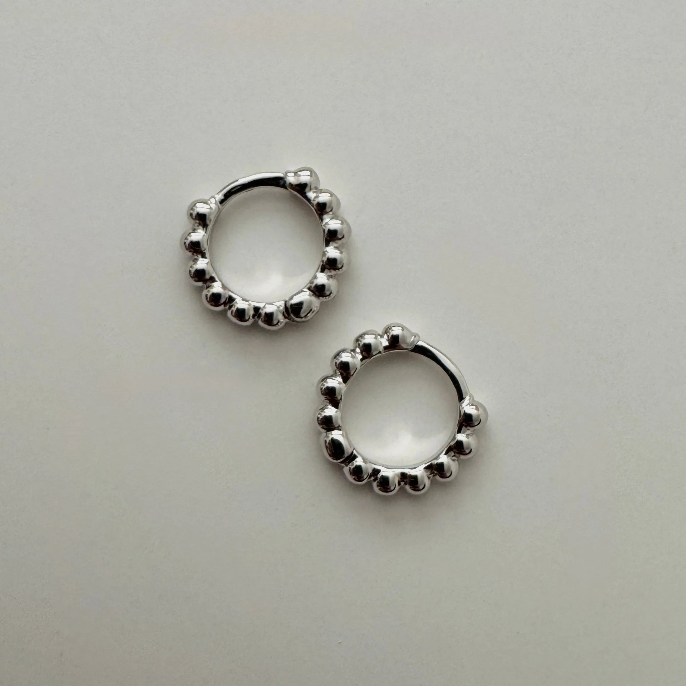 Namaste Jewelry Bubble Huggies - Silver