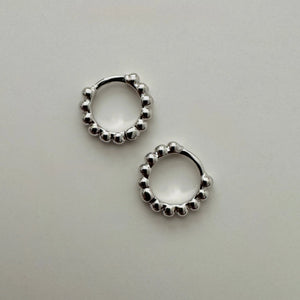 Namaste Jewelry Bubble Huggies - Silver