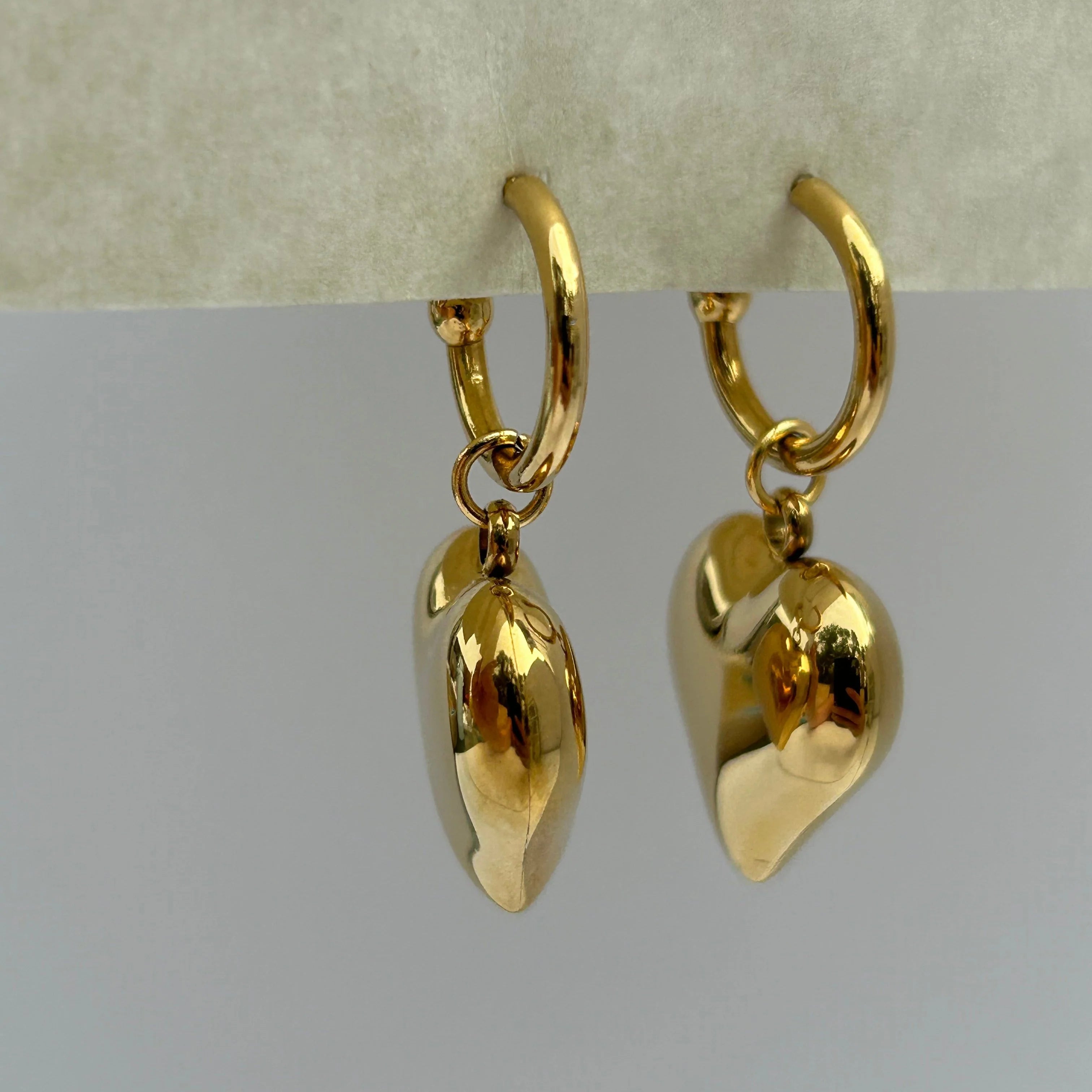 Isla Rae Jewelry Hayley Heart Hoops