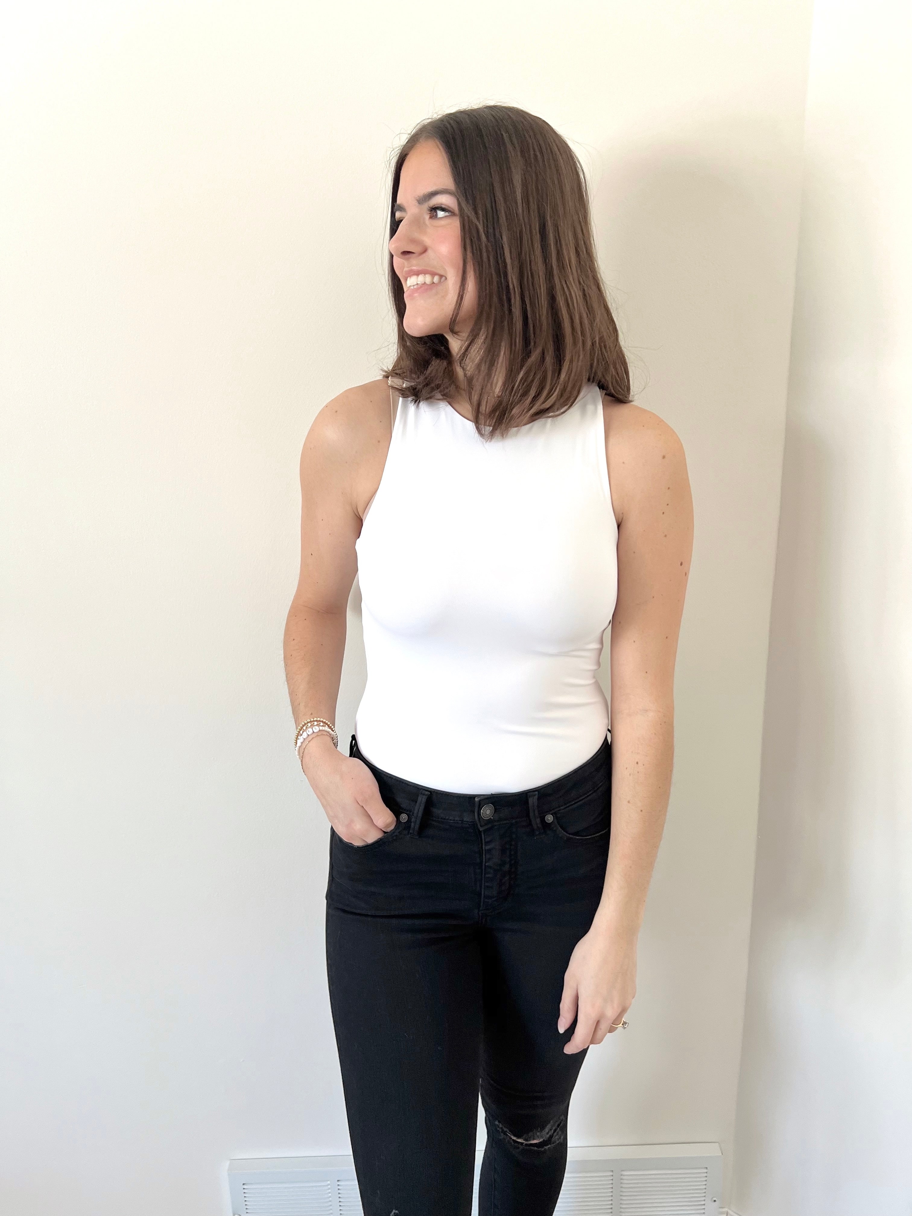 RD Style Roxanna Bodysuit - White