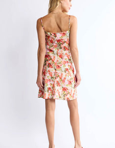 Sage the Label Aniston Ruched Cowl Neck Mini Dress