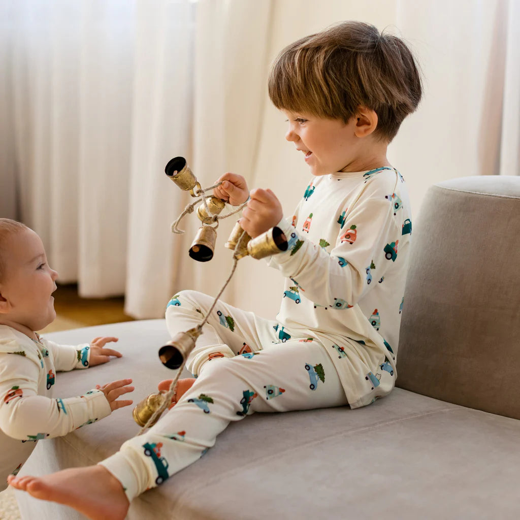 Roobear Holiday Trucks Two-Piece Pajamas