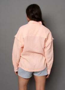 RD Style Faramir Gauze Button Front Shirt