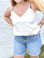 Load image into Gallery viewer, Brunette the Label Diana Silk Camisole - Almond Milk
