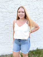 Load image into Gallery viewer, Brunette the Label Diana Silk Camisole - Almond Milk
