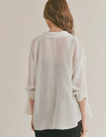 Load image into Gallery viewer, Sage the Label Freely Flowy Shirt - White
