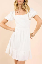 Load image into Gallery viewer, Sadie &amp; Sage Sugarloaf Mini Dress - White
