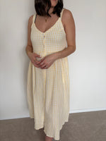 Load image into Gallery viewer, Priv Prairie Gingham Dress - Yellow
