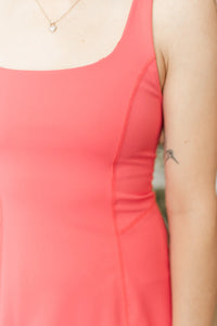 RD Style Fila Mini Athletic Dress - Coral