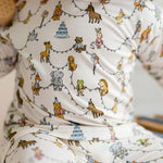 Load image into Gallery viewer, Roobear Party Animals Two-Piece Pajamas
