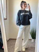 Load image into Gallery viewer, Brunette the Label Boy Mom Crew
