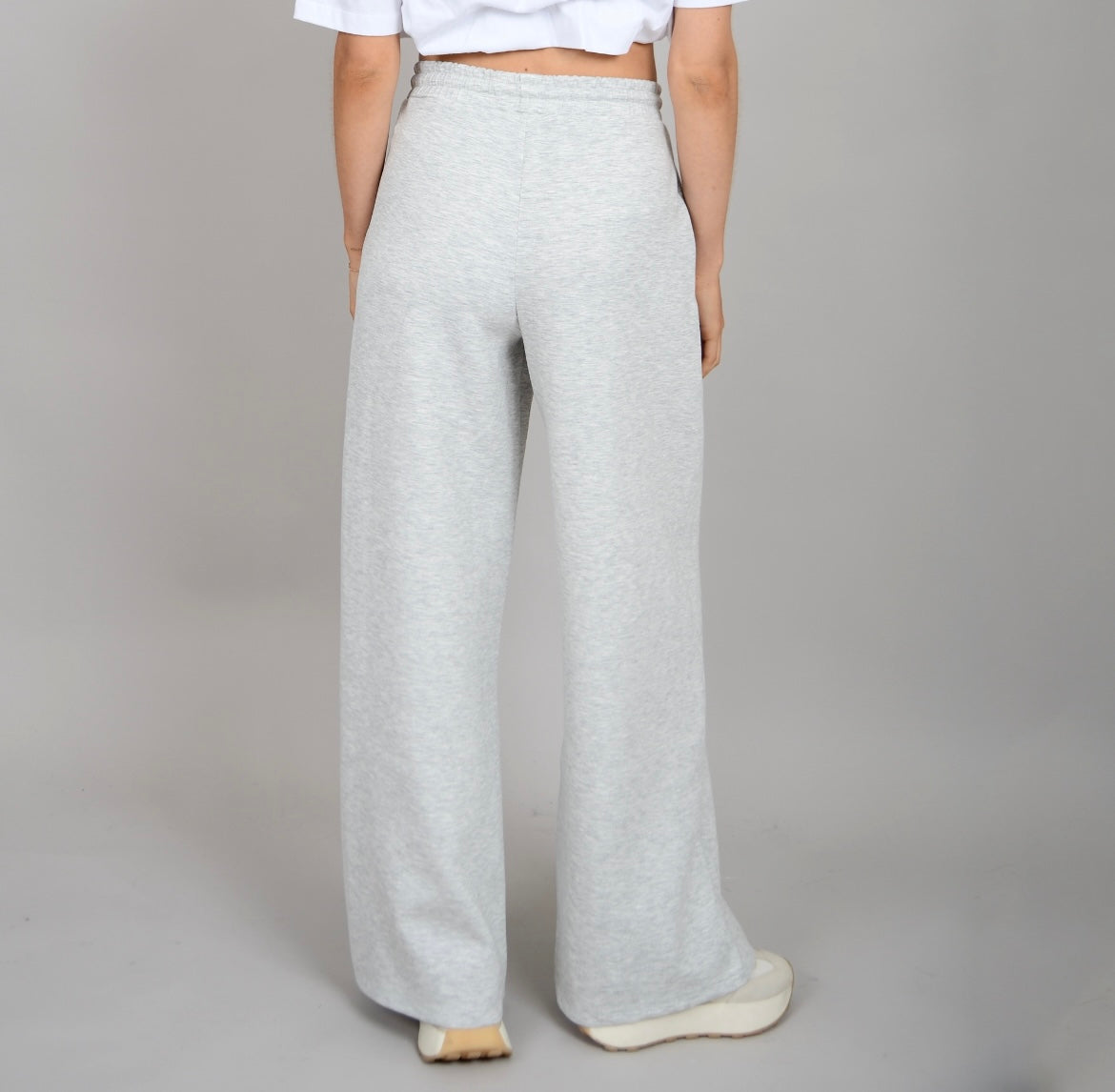RD Style Vae Soft Knit Drawstring Pants - Grey