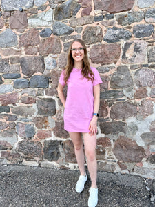 RD Style Tianie Tshirt Dress - Pink