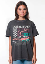 Load image into Gallery viewer, Girl Dangerous Mojave Speedway Oversized Tee - Vintage Black
