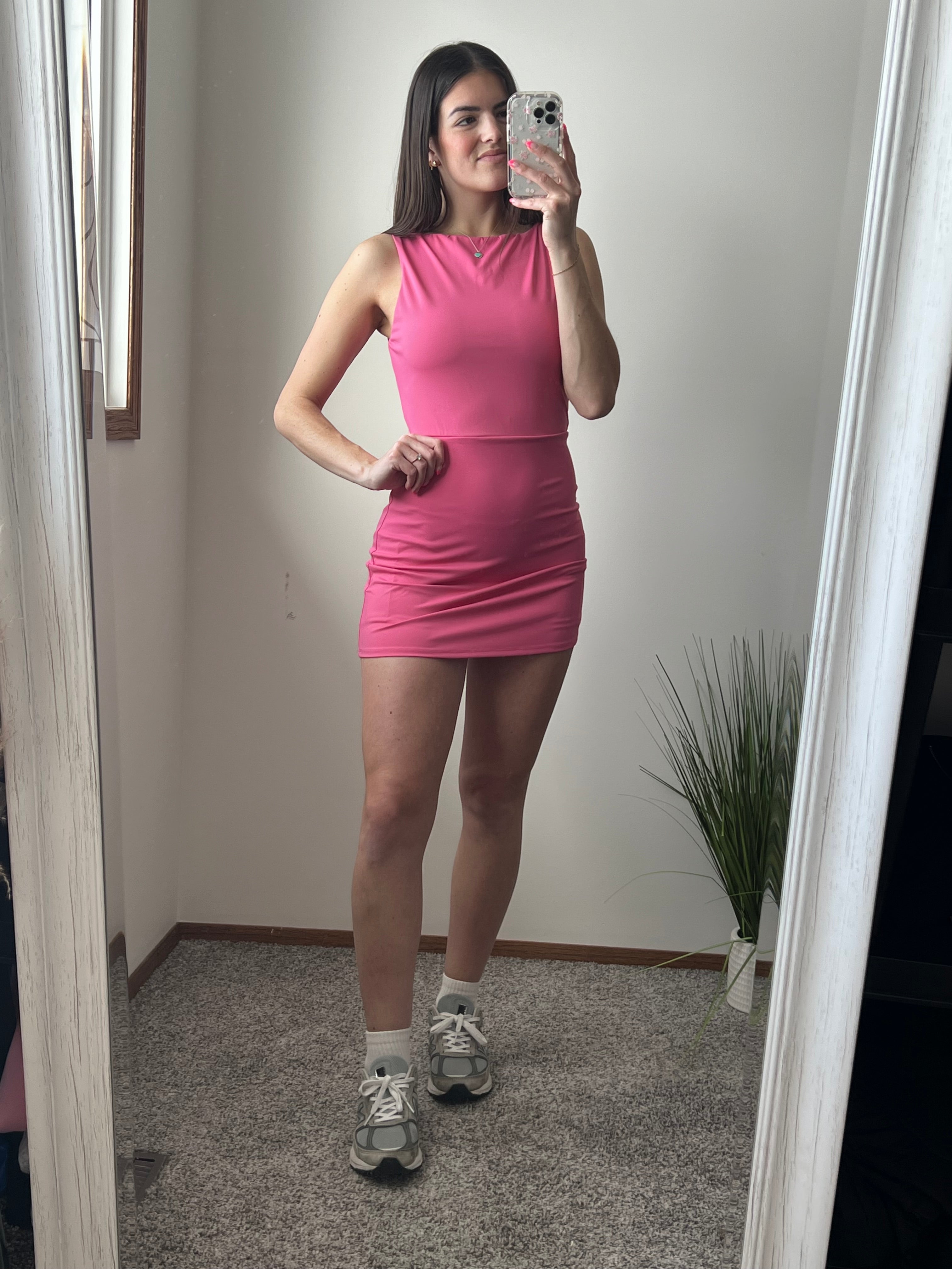 Sadie & Sage On Point Sporty Dress - Pink