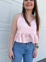 Load image into Gallery viewer, Brunette the Label Satin Baby Doll Top - Bellini
