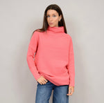 Load image into Gallery viewer, RD Style Nancy Ottoman - Fresh Coral
