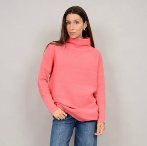 RD Style Nancy Ottoman - Fresh Coral