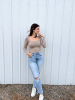 Load image into Gallery viewer, RD Style Stacy Square Neck Bodysuit - Nomad
