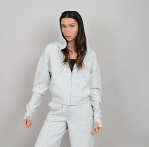 RD Style Mailyn Soft Knit Hoodie - Grey