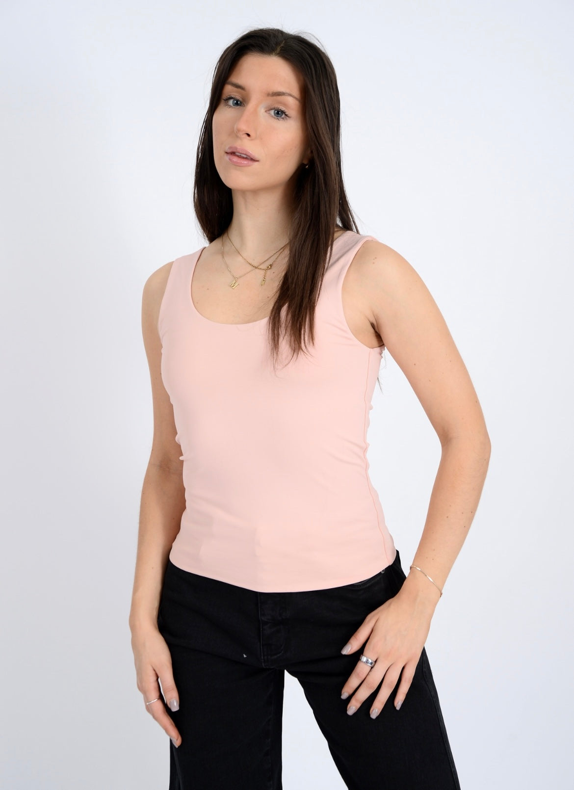 RD Style Tanith Tank Top - Dusty Peach