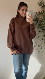 Load image into Gallery viewer, Brunette the Label NYBF 1/2 Zip
