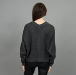 Load image into Gallery viewer, RD Style Joni Double Vneck Cardigan - Ash Grey
