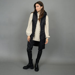 RD Style Koko Hooded Vest - Black