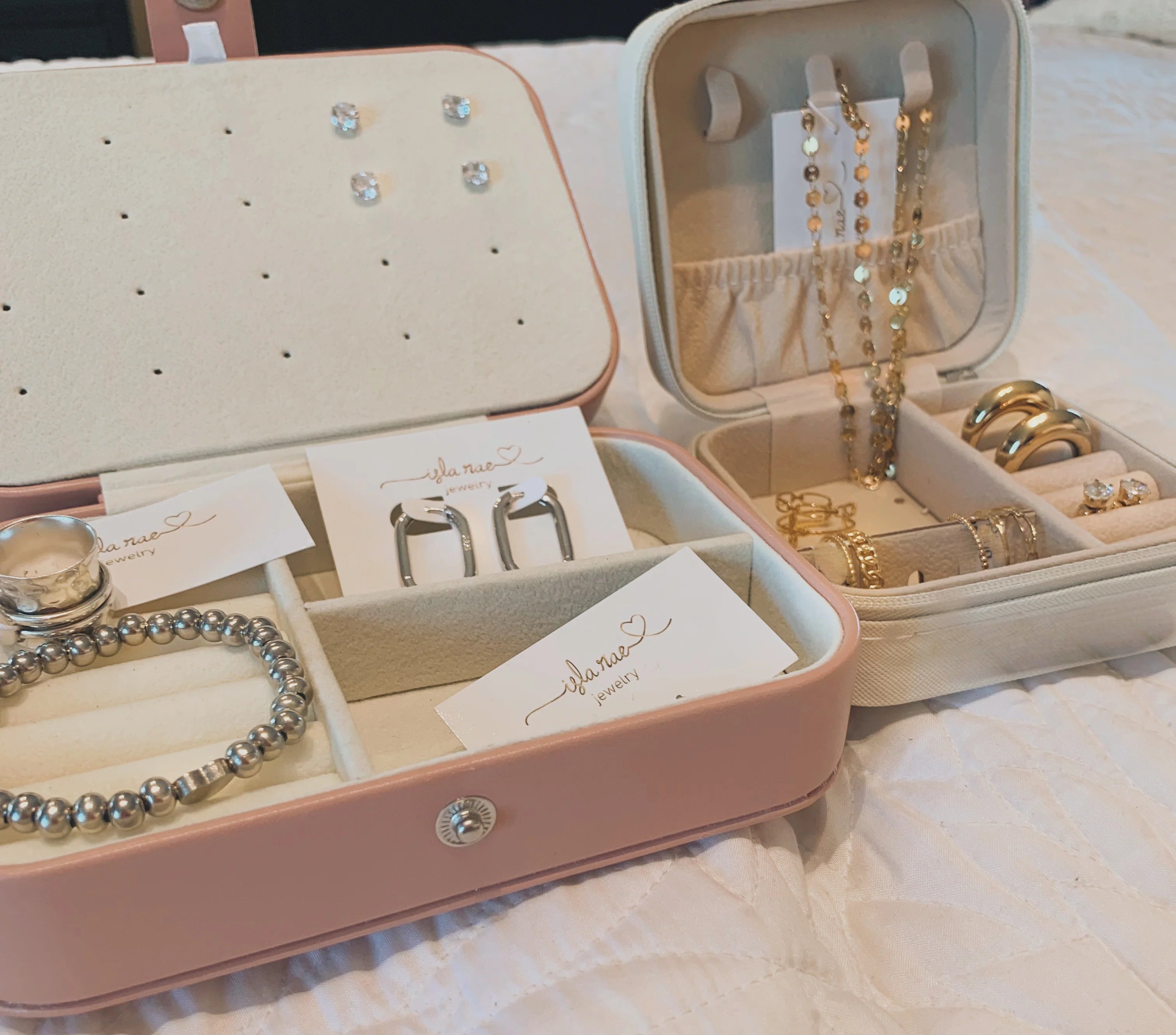 Jewelry Travel Case - White