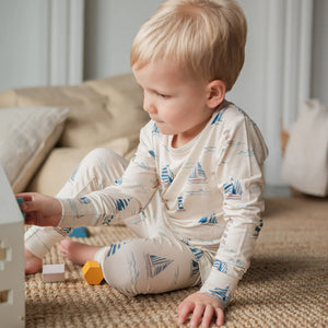 Roobear Setting Sail Two-Piece Pajamas