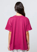 Load image into Gallery viewer, Girl Dangerous Flower Market Boyfriend Tee - Dusty Rose
