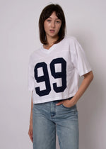 Load image into Gallery viewer, RD Style Olivia Vneck Jersey Tee
